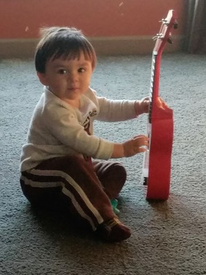 A welcome banner for Rose's store