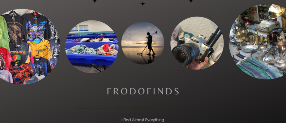 A welcome banner for Frodofinds