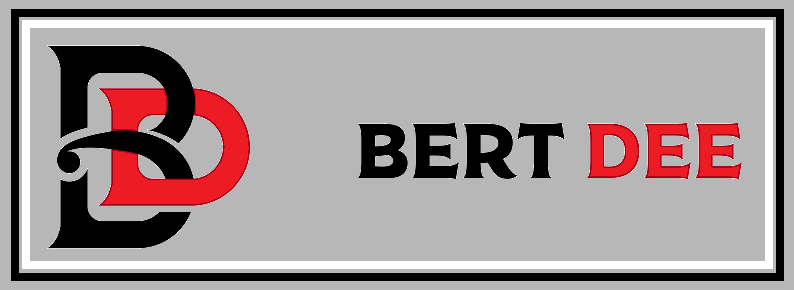 A welcome banner for Bert Dee's Booth