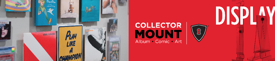 A welcome banner for AlbumMount | ComicMount | CollectorMount