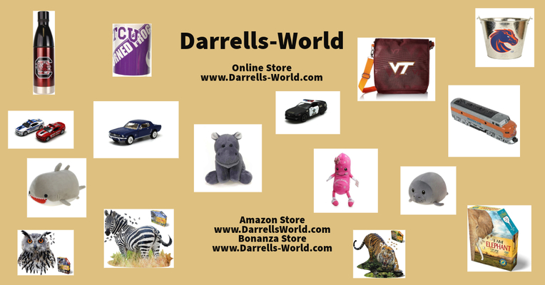 A welcome banner for DarrellsWorld 
