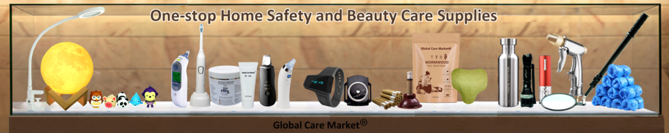 A welcome banner for Global Care Market