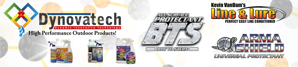 A welcome banner for Dynovatech Products