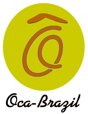 A welcome banner for Oca-Brazil