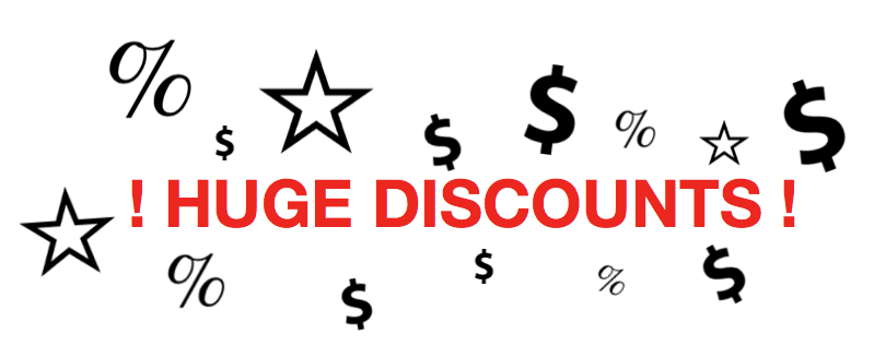 A welcome banner for big_on_discounts