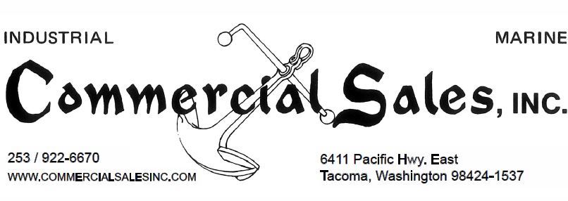 A welcome banner for Commercial Sales Inc