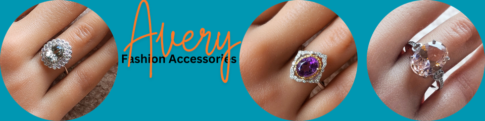 A welcome banner for AveryJewelryAndFashionAccessories