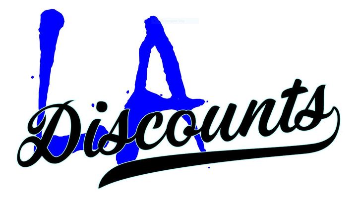 A welcome banner for LA Discounts