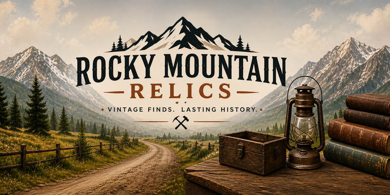 A welcome banner for Rocky Mountain Relics