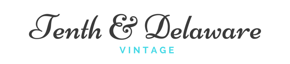 A welcome banner for Tenth and Delaware Vintage