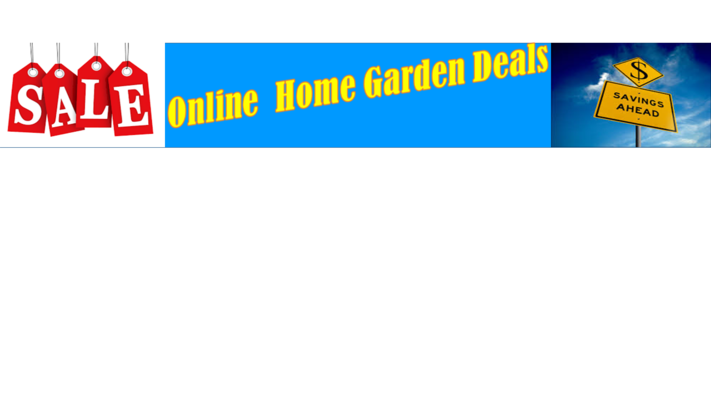 A welcome banner for Onlinehomegardendeal