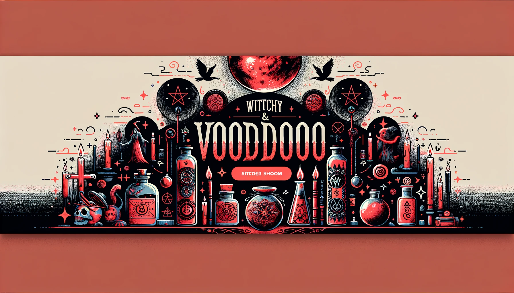 A welcome banner for C's store
