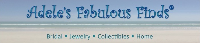 A welcome banner for Adele's Fabulous Finds