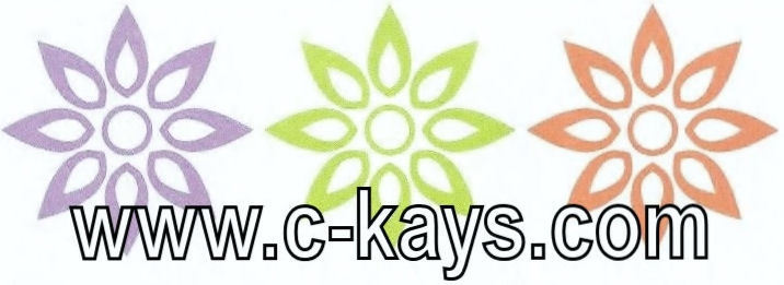 A welcome banner for C-Kays booth