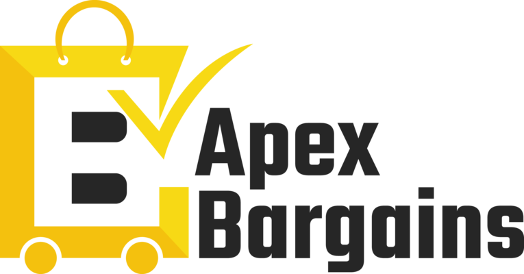 A welcome banner for apex_bargains's booth