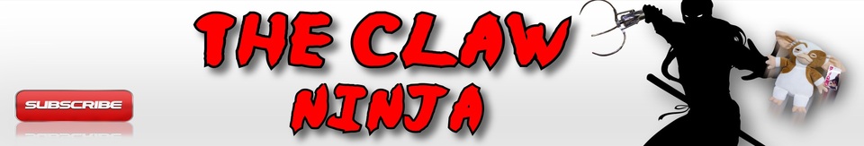 A welcome banner for Claw Ninja Bonanza Booth!