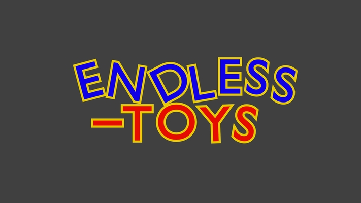 A welcome banner for Endless Toys