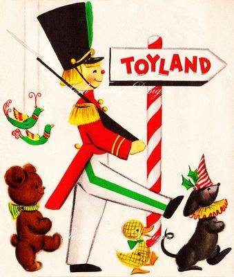A welcome banner for Toyland