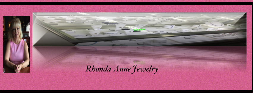 A welcome banner for Rhonda Anne Jewelry