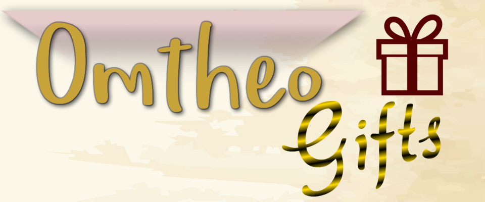 A welcome banner for Omtheo Gifts