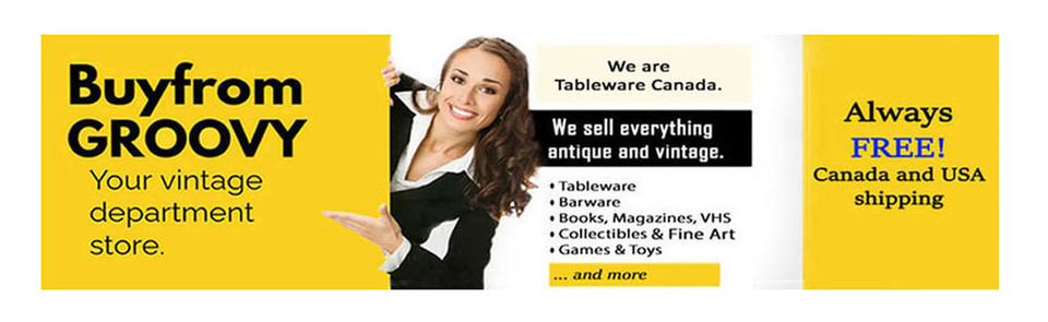 A welcome banner for Buy From Groovy: Your vintage department store online.