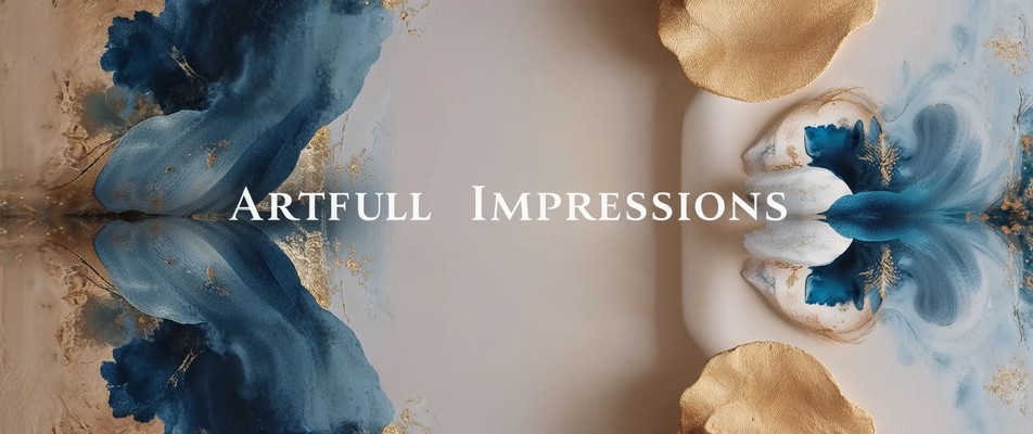 A welcome banner for Artfull Impressions