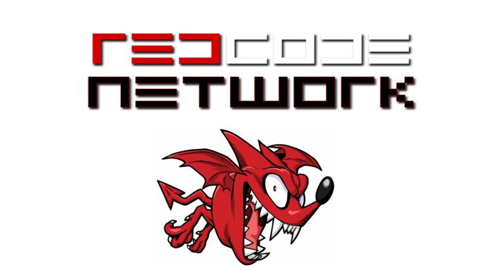 A welcome banner for redcode vmware booth