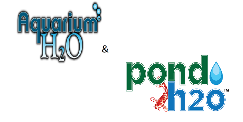 A welcome banner for AquariumH2o and PondH2o