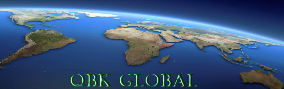 A welcome banner for QBKGLOBAL