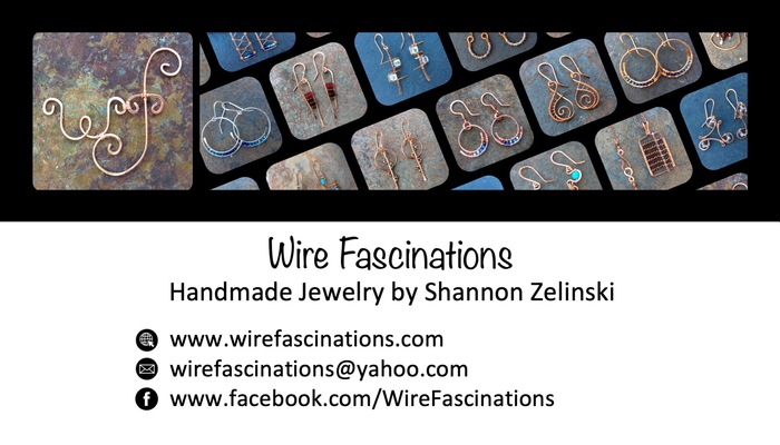 A welcome banner for Wire Fascinations