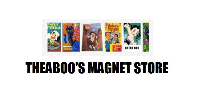 A welcome banner for Theaboo's Magnet Store