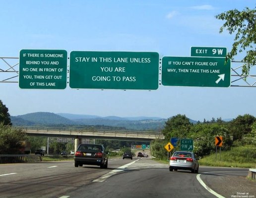 A welcome banner for Alan's store