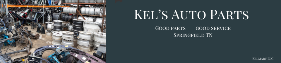 A welcome banner for KelsAutoParts