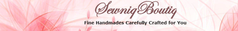 A welcome banner for SewniqBoutiq