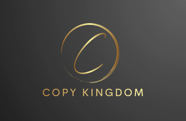 A welcome banner for Copy Kingdom