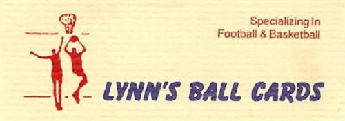 A welcome banner for Lynn's Ballcards
