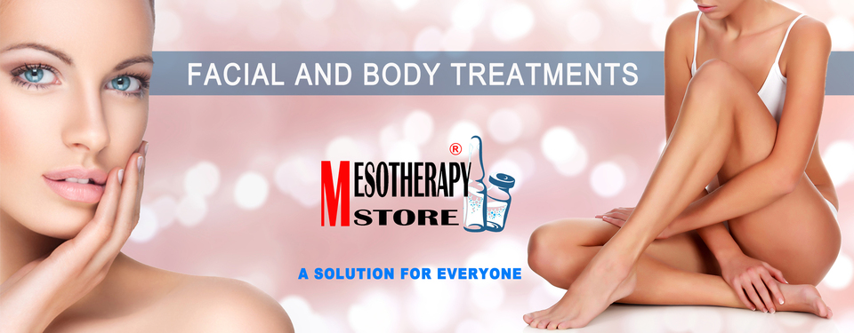 A welcome banner for Mesotherapystore