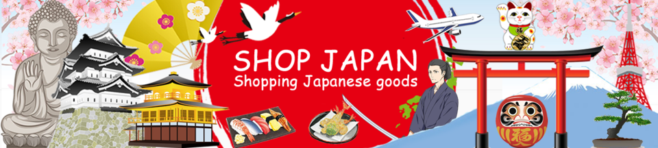 A welcome banner for SHOP JAPAN