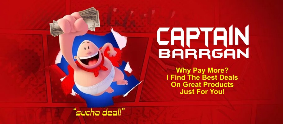A welcome banner for Capt_Bargaan's Stuff