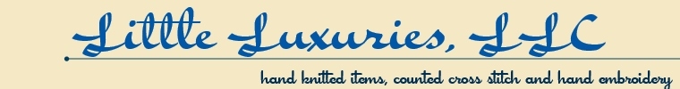 A welcome banner for Little Luxuries, LLC