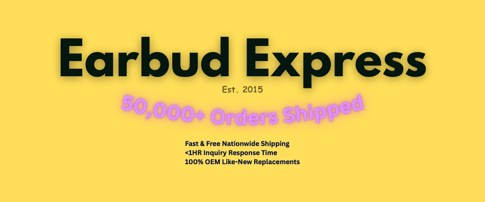 A welcome banner for Earbud Express