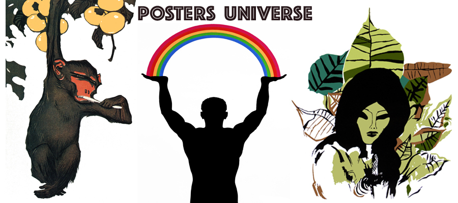 A welcome banner for Posters Universe
