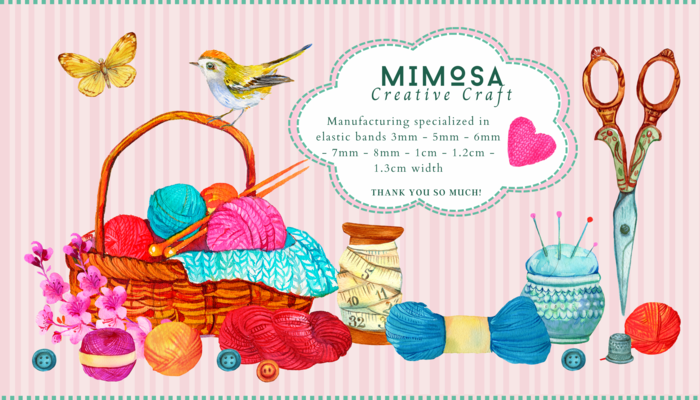A welcome banner for  MIMOSA Creative Craft