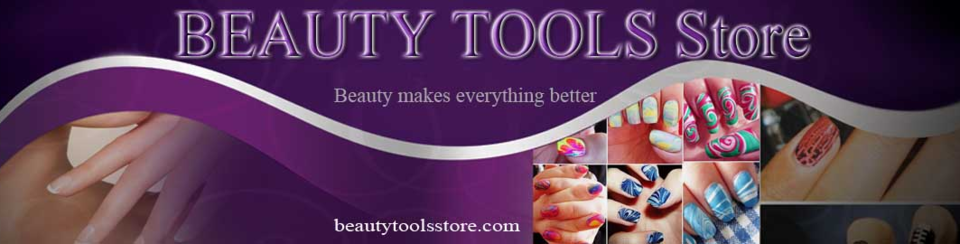 A welcome banner for Beauty Tools Store