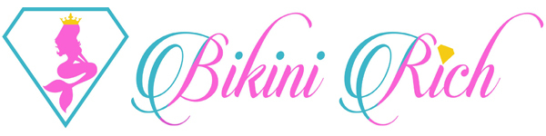 A welcome banner for Bikini Rich Luxury Swimwear