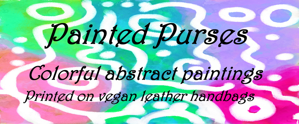 A welcome banner for Painted Purses 