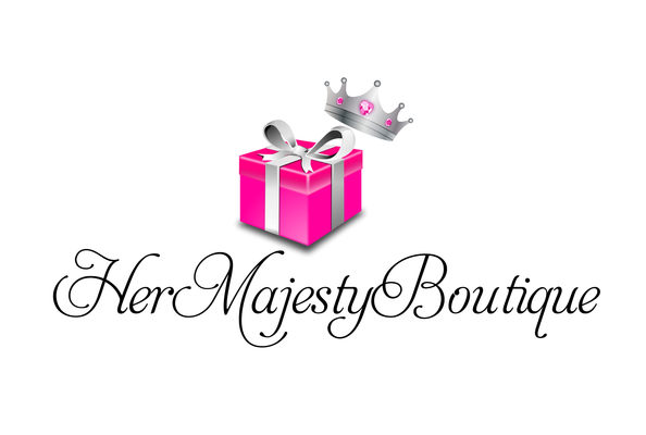 A welcome banner for Her Majesty Boutique 