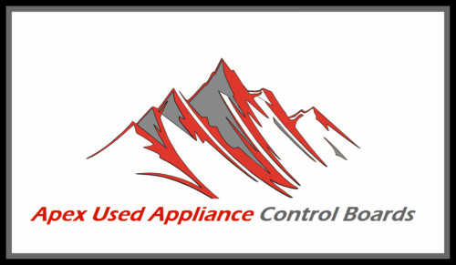 A welcome banner for Apex Used Appliance Controls booth