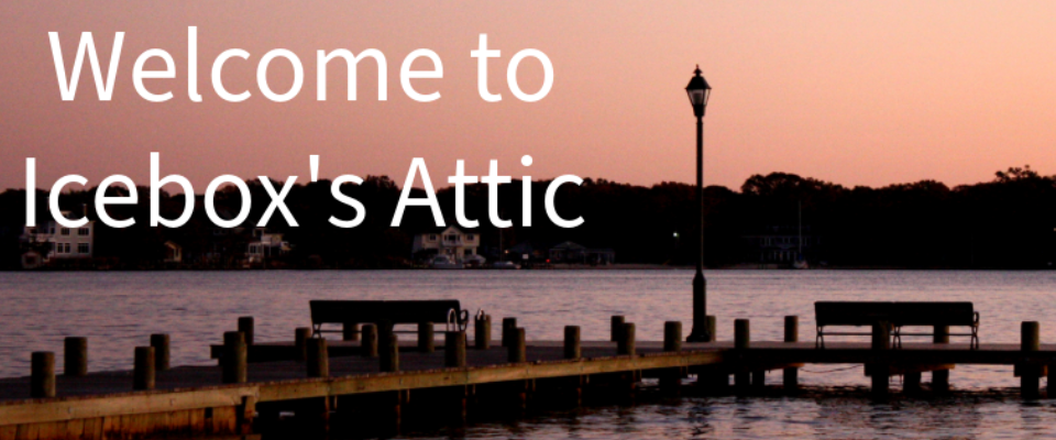 A welcome banner for Icebox's Attic