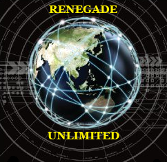 A welcome banner for Renegade Unlimited's booth